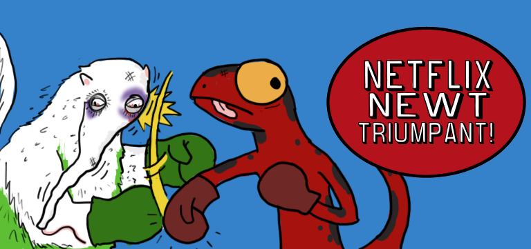 Amazon v Netflix Win Newt Punch