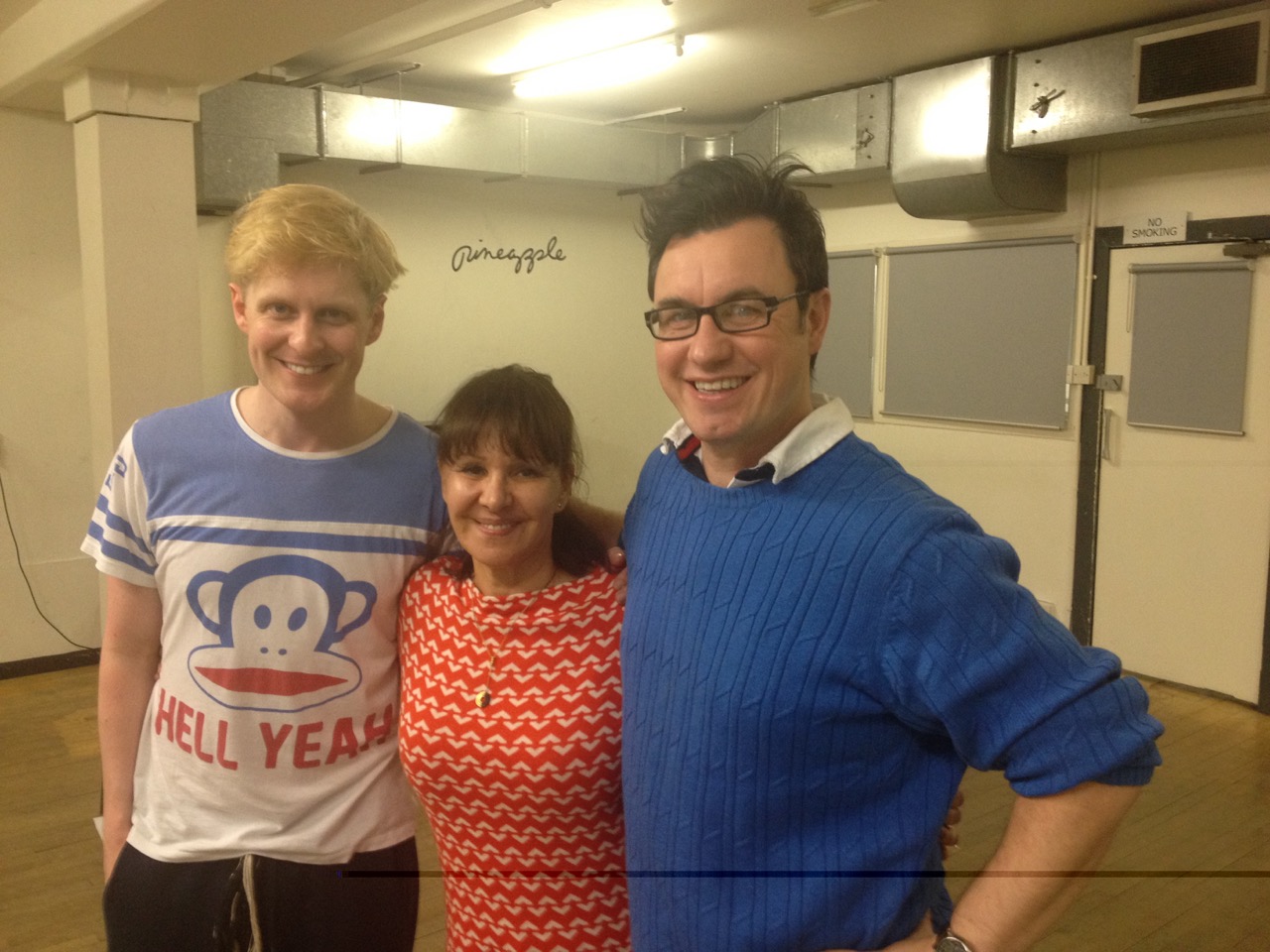 Gerard with Arlene Phillips and Richard Hardwick