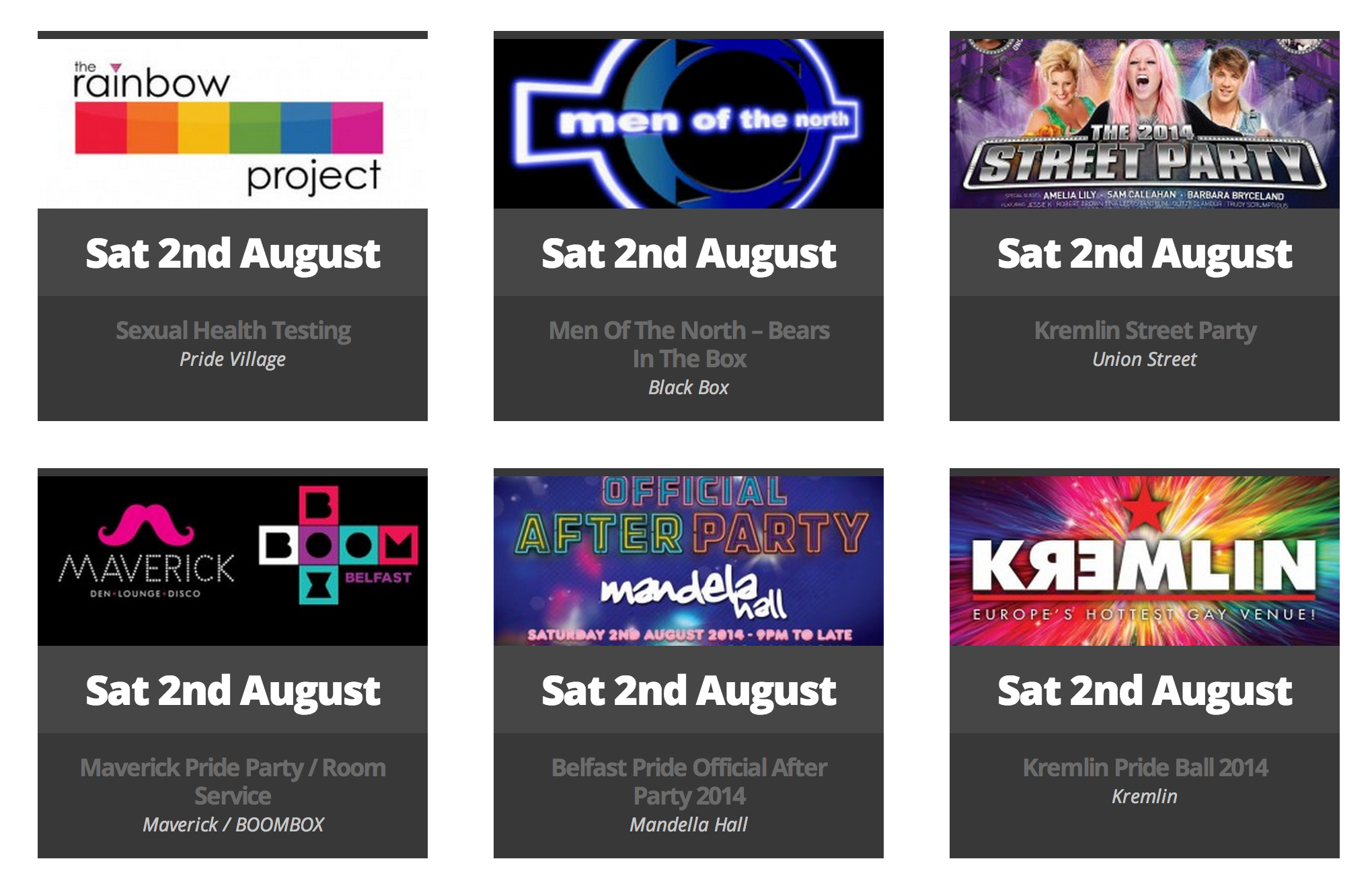 Belfast Pride 2nd August