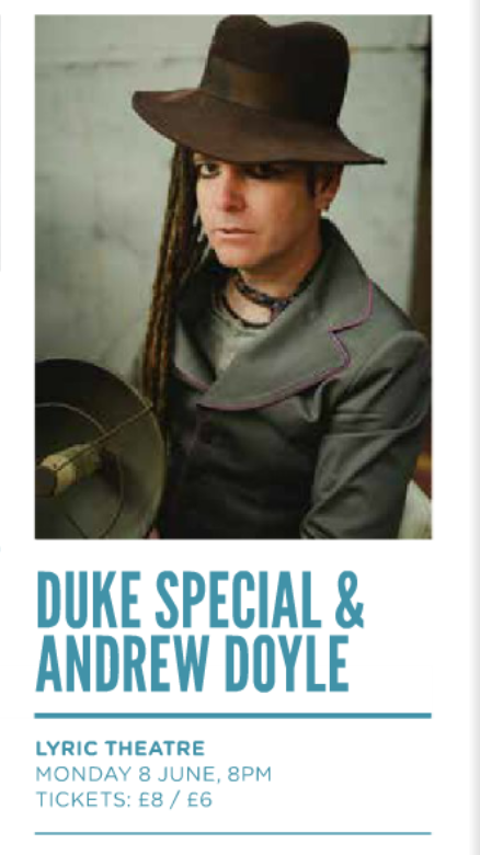 Duke Special Belfast Book Festival