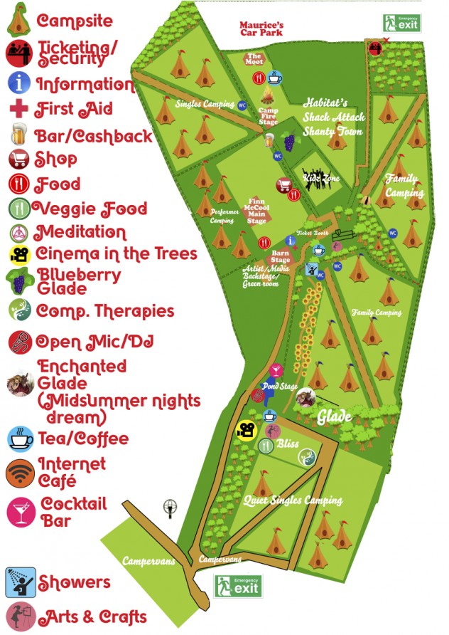 Sunflowerfest Updated Map 2015 copy