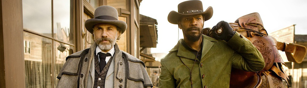 Christoph Waltz, left, and Jamie Foxx star in Columbia Pictures' "Django Unchained."