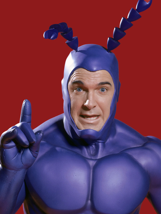 Patrick Warburton as The TICK. ª©FOX BROADCASTING COMPANY. CR: Chris Cuffaro/FOX