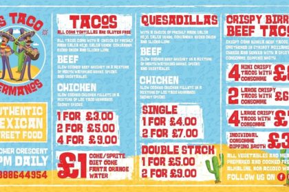 Los Tacos Hermanos Menu