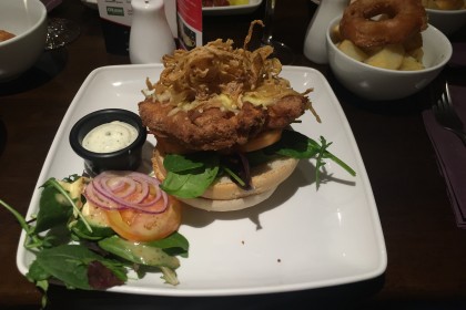 Chicken Burger Bentra Grill