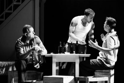 L-R - Sean Kearns, Mark Huberman, Seamus O'Hara - credit Johnny Frazer