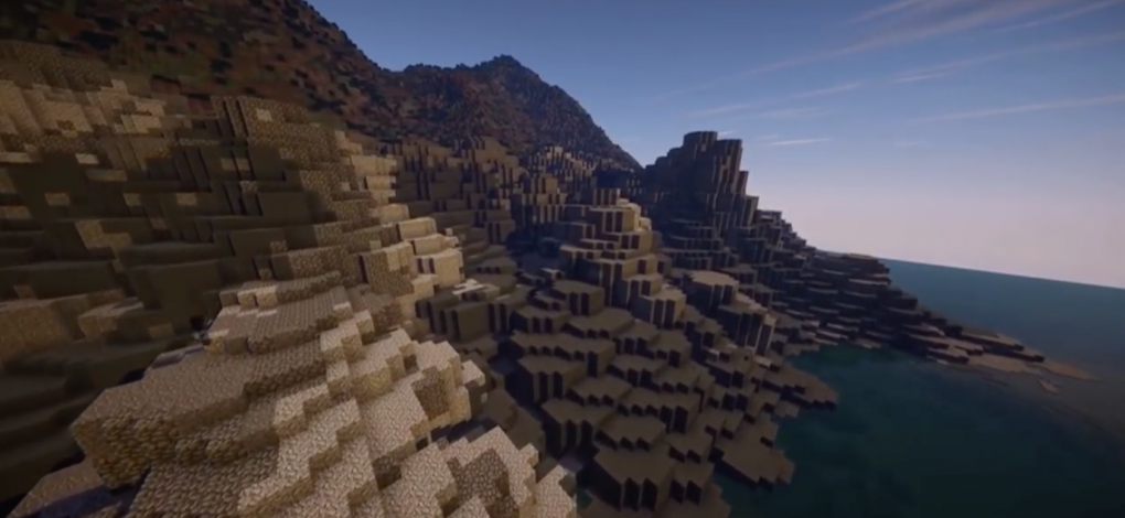Minecraft NI Map Giants Causeway
