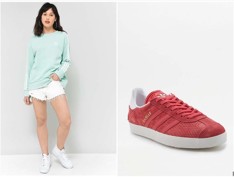 Adidas Originals @ Urban Outfitters (L-R): £45.00; £75.00
