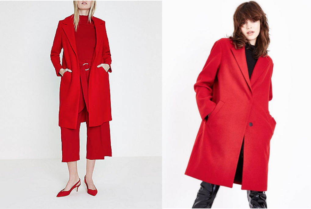 R: River Island, £80.00; L: New Look, £34.99.