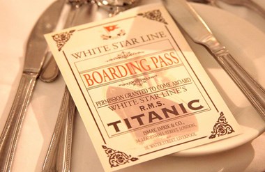 Titanic Menu